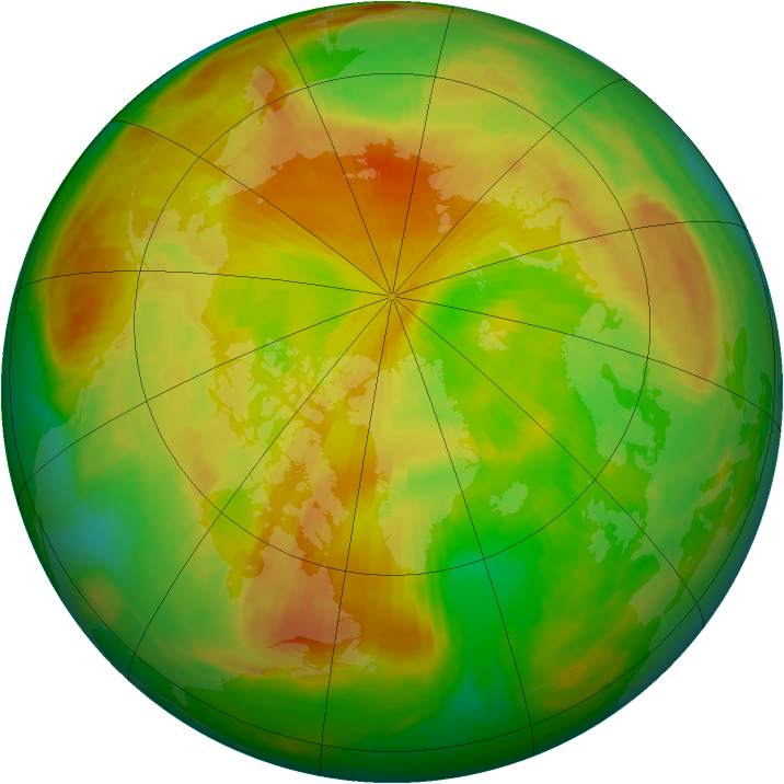 Arctic ozone map for 02 May 2000